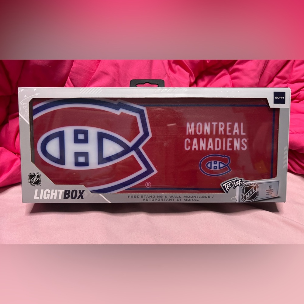 BNIB NHL MONTREAL CANADIENS LIGHT BOX